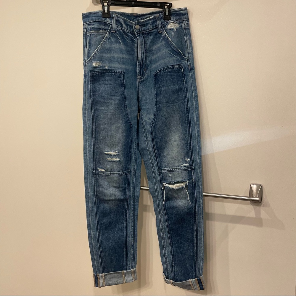 GAP Workforce Relaxed Jeans with Distressed Details